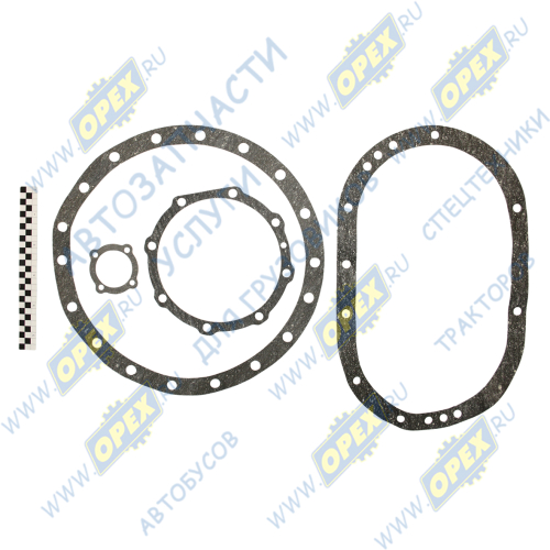 09-04-300 РМК прокладок МАЗ среднего моста (бездисковый) (4 наим) Techno Drive